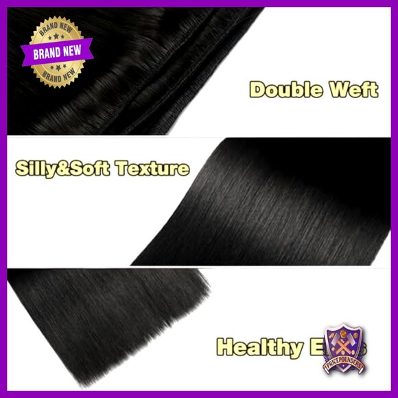 12A Brazilian Virgin Human Hair Extensions 4 Bundles Straight 22-28 Inch